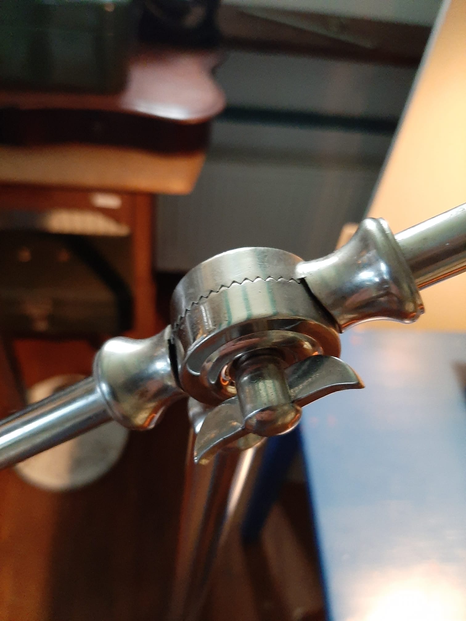 Chroom vloer lamp - Afbeelding 3