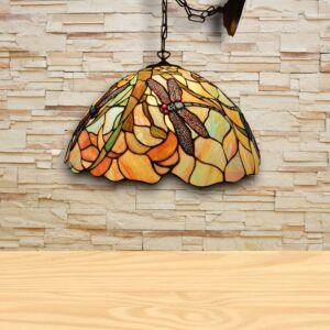 Afbeelding van WhatsApp op 2024-07-04 om 16.15-Photoroom Tifany style hang lamp libellen, ketting lamp