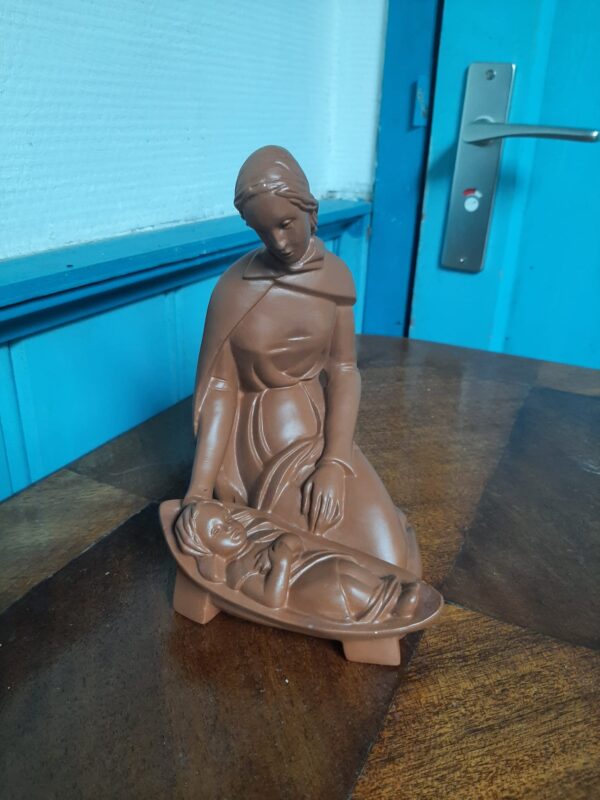 kunst handel kerst groep, - Afbeelding 2