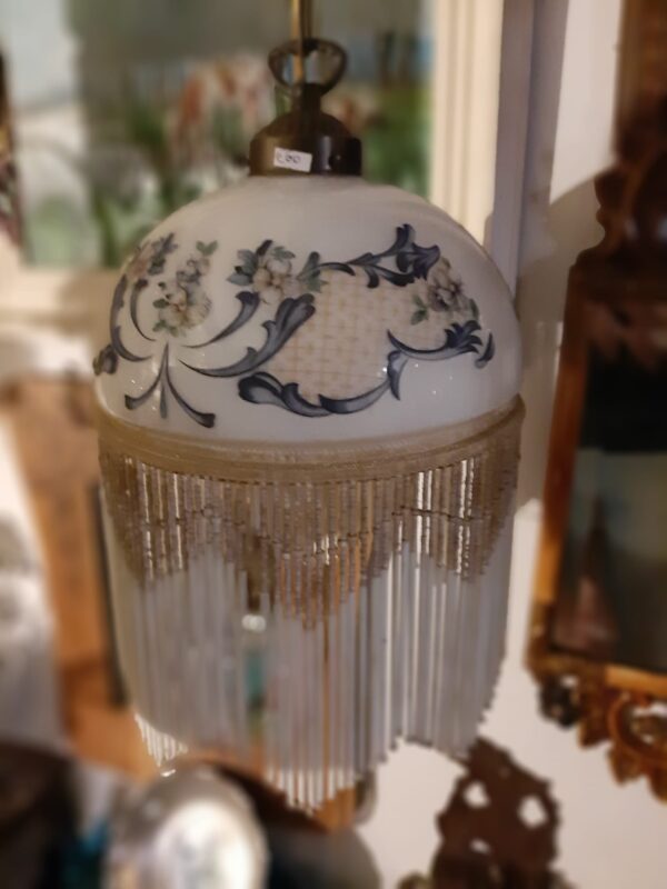 Antieke Draad Lamp - 75 cm Lang - Schaal 25 cm